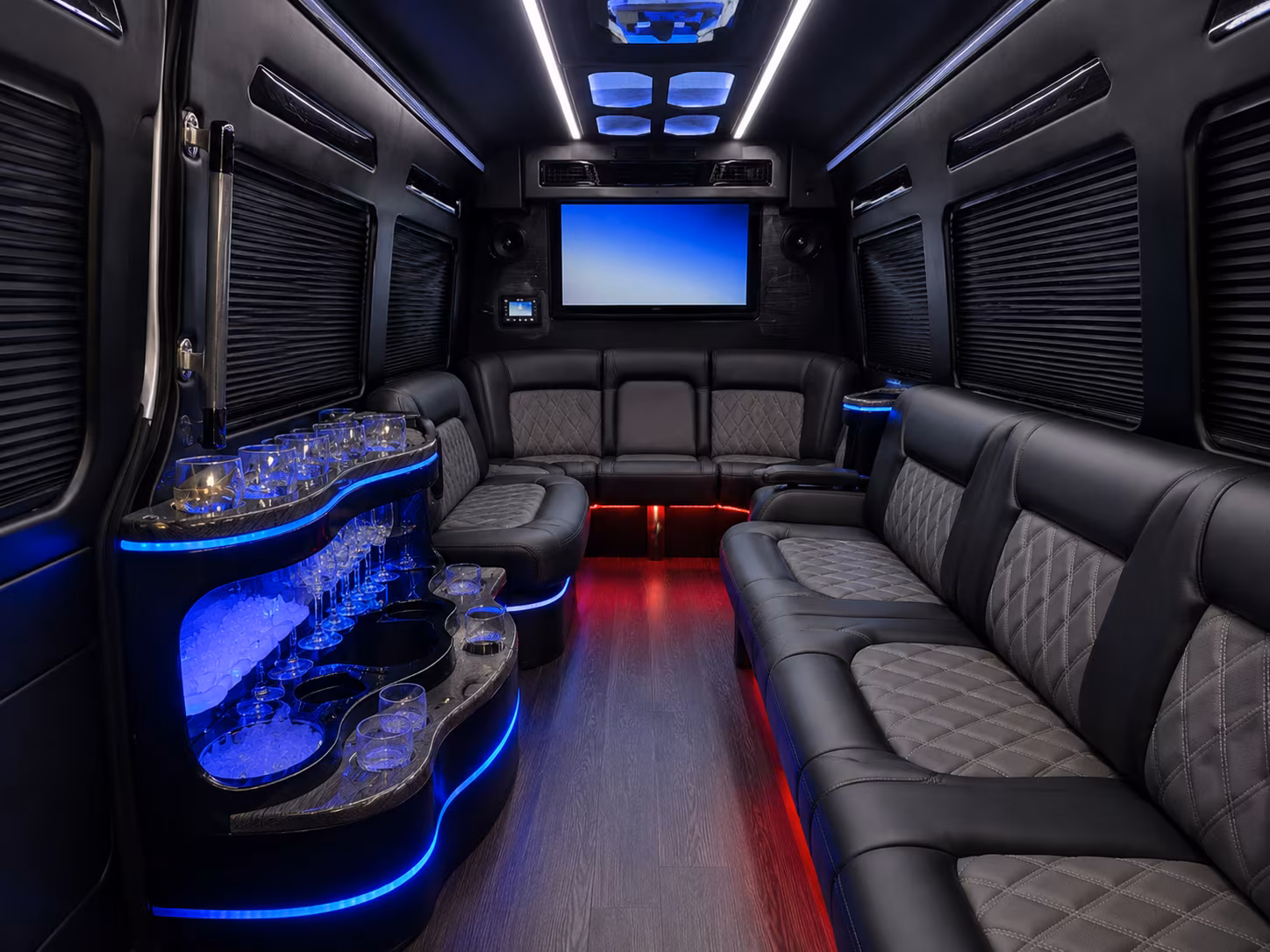 bus rental options for grapevine trips