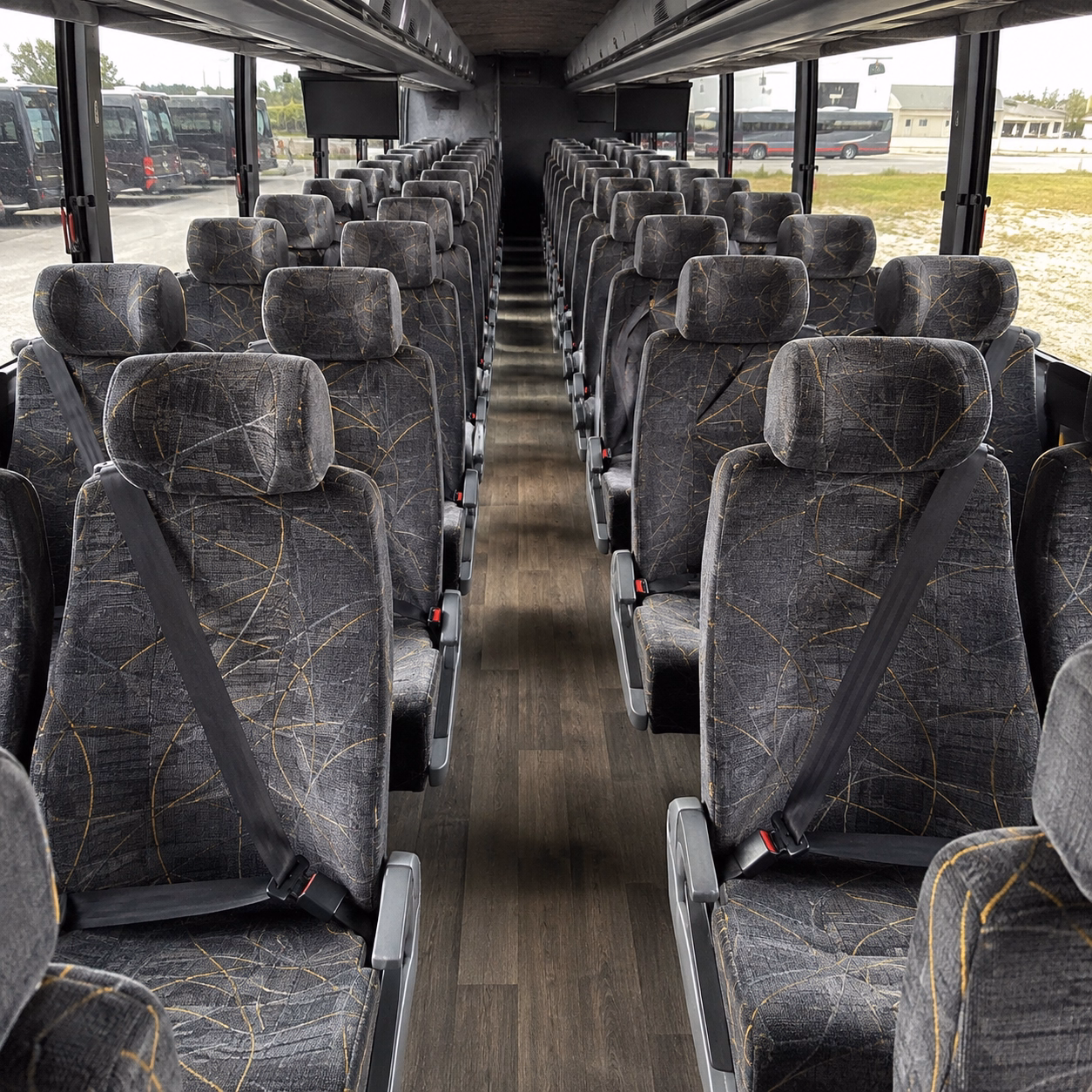grapevine charter bus interior gallery