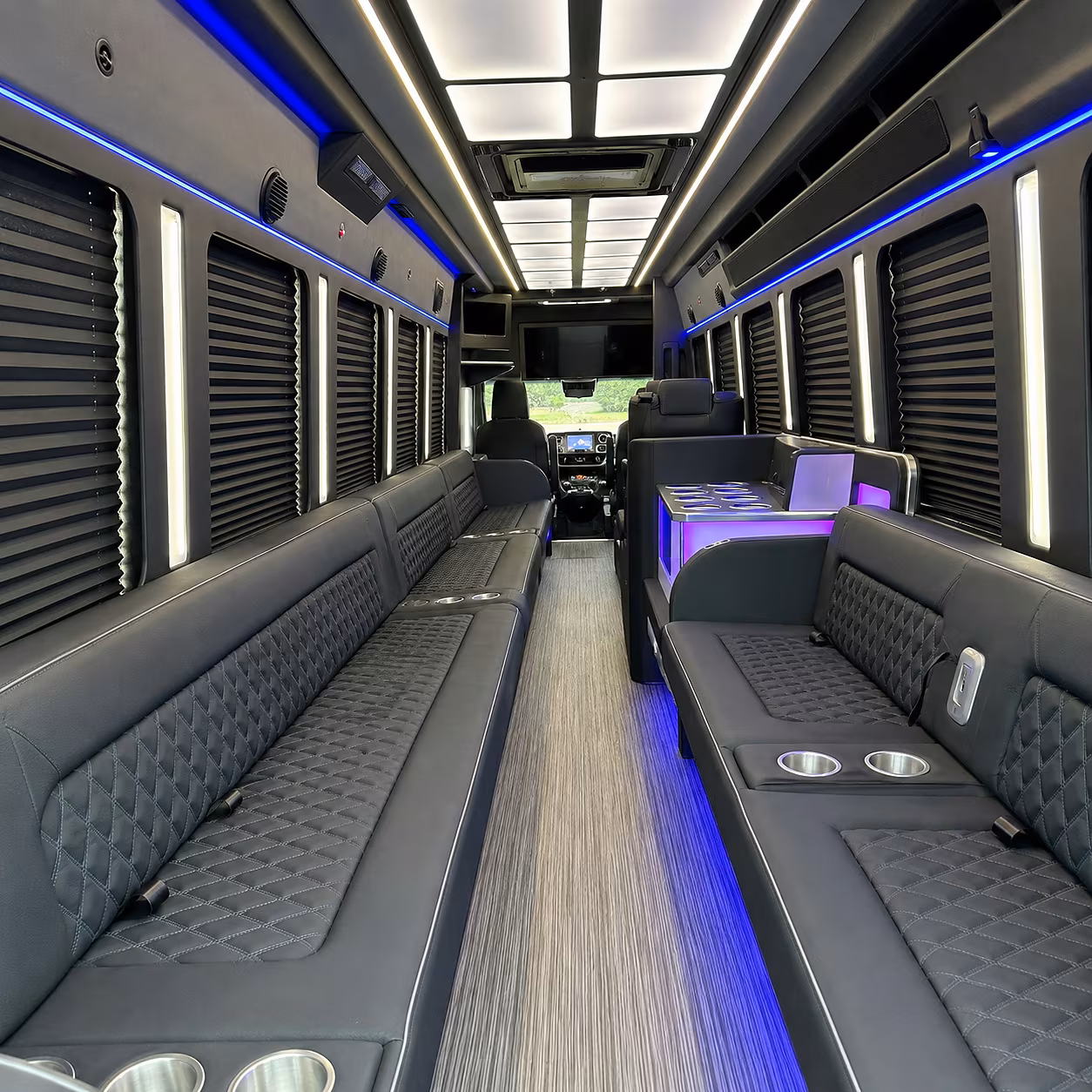 grapevine wedding party bus rental