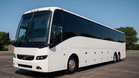 Exterior of Charter Bus Company Grapevine's 50 Passenger Charter Bus in Grapevine