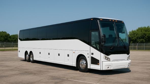 Exterior of Charter Bus Company Grapevine's 56 Passenger Charter Bus in Grapevine