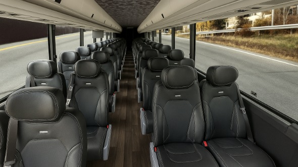 grapevine 18 passenger minibus inside