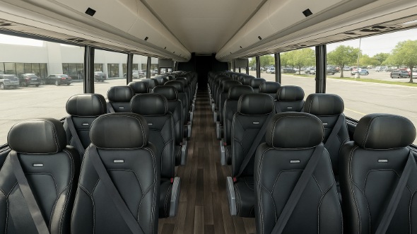grapevine 30 passenger minibus inside
