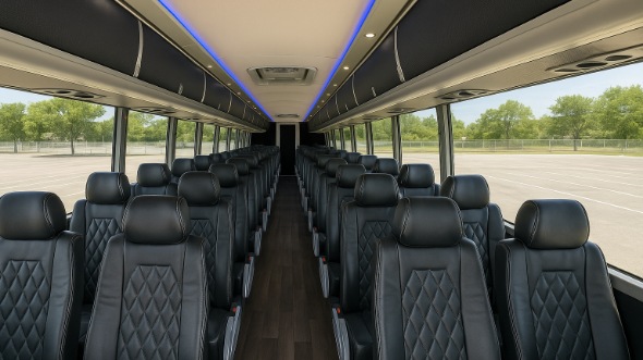 grapevine 54 passenger charter bus rental