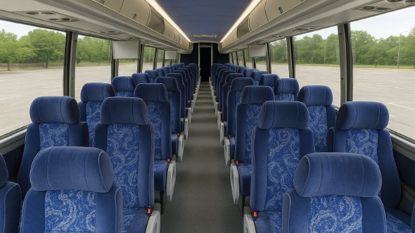 grapevine 55 passenger charter bus rental
