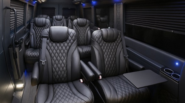 grapevine sprinter van with driver rental